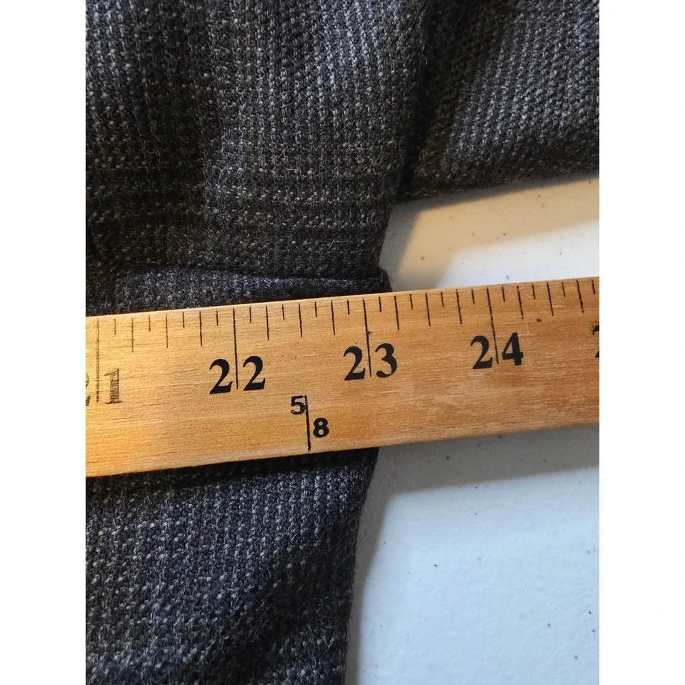 Hart Schaffner Marx Blazer Jacket Mens 43R Gray Sports Coat 2 B USA Glenplaid‎